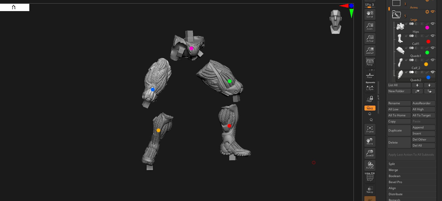 Crysis 3 Nanosuit V2   3D Printable for FDM and  Resin Printers 3D print model_36