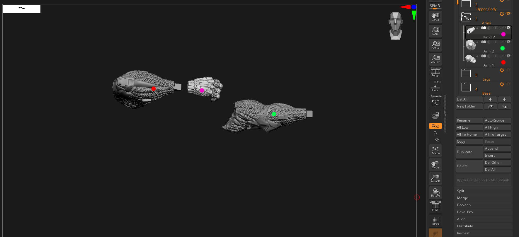 Crysis 3 Nanosuit V2   3D Printable for FDM and  Resin Printers 3D print model_35