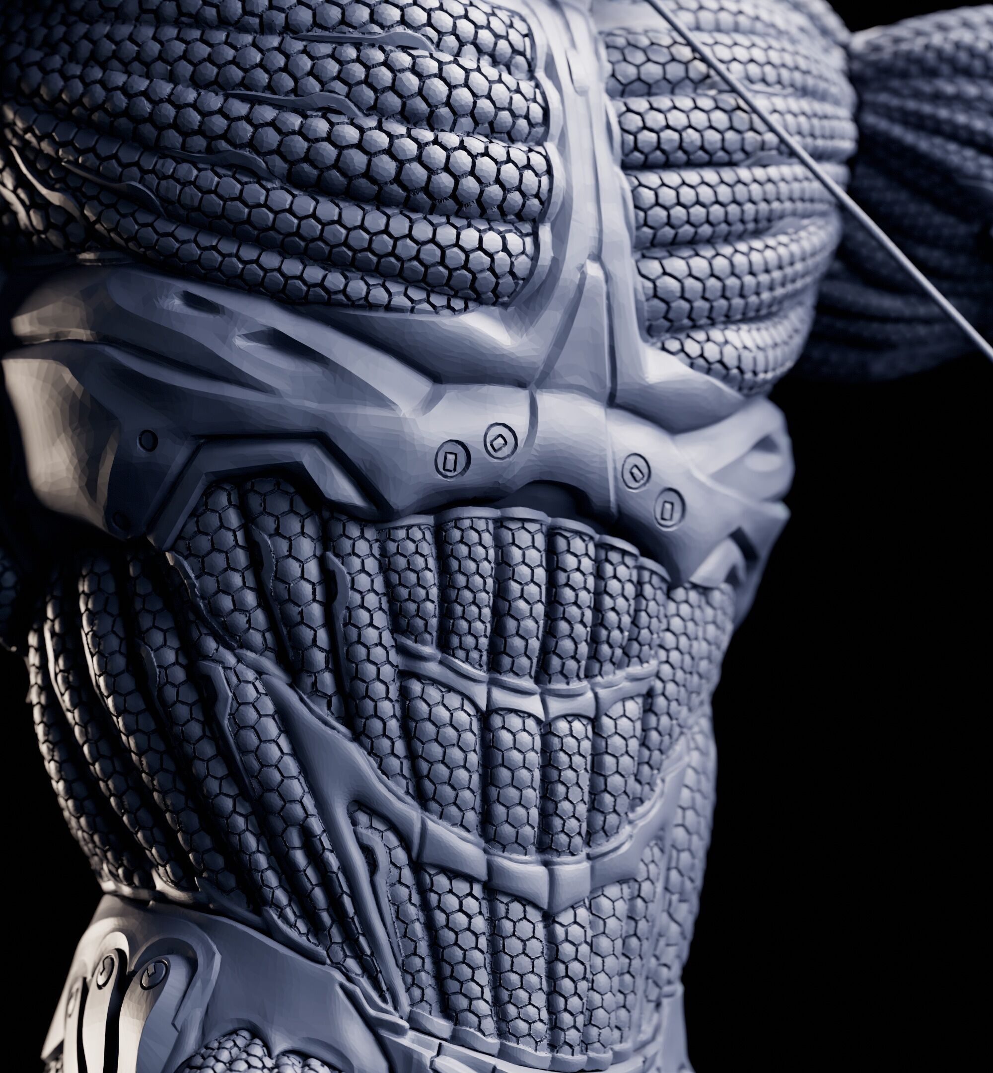 Crysis 3 Nanosuit V2   3D Printable for FDM and  Resin Printers 3D print model_26