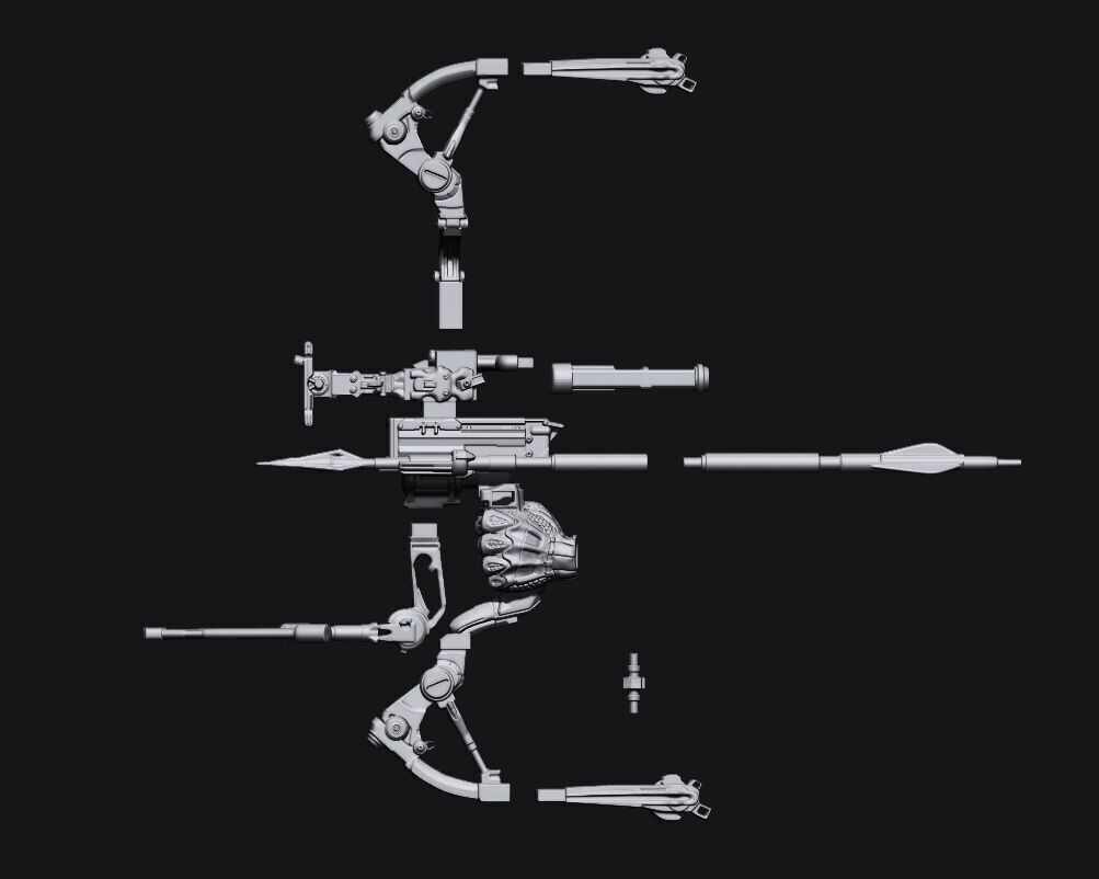 Crysis 3 Nanosuit V2   3D Printable for FDM and  Resin Printers 3D print model_40