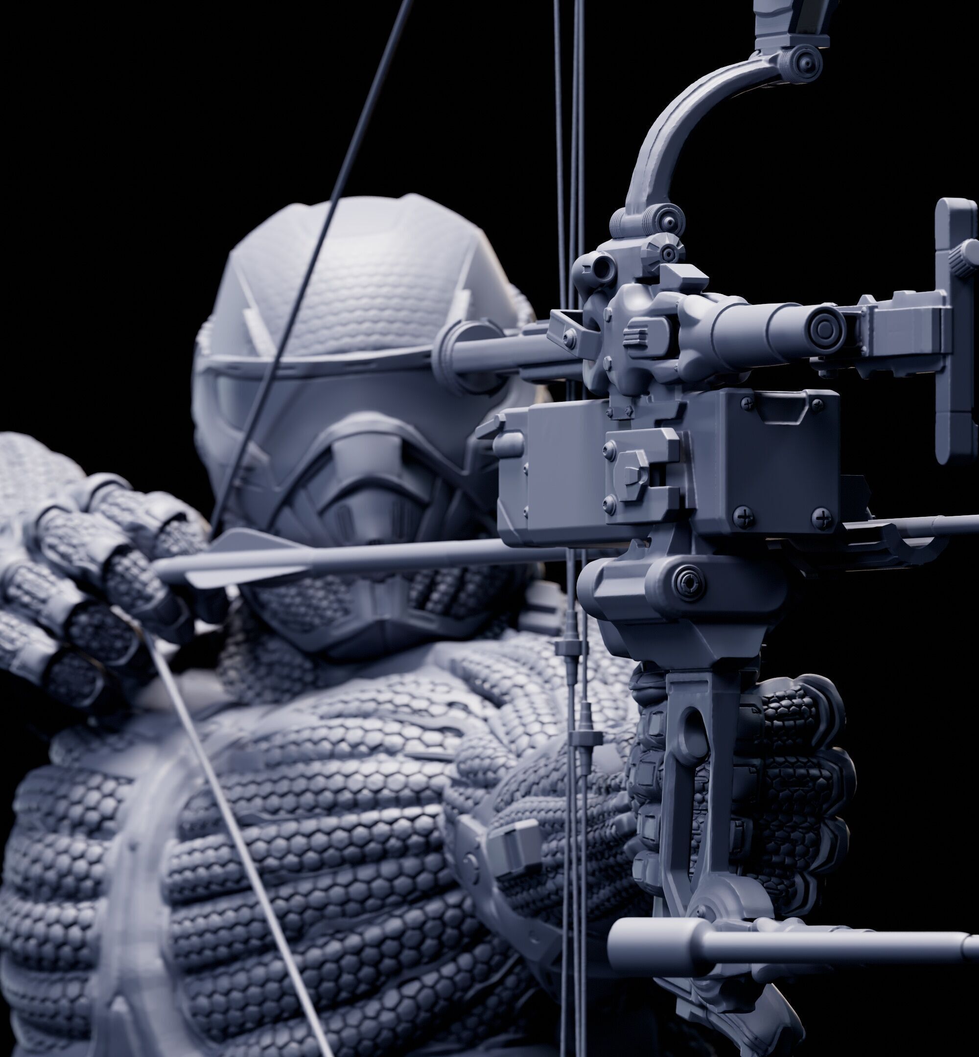 Crysis 3 Nanosuit V2   3D Printable for FDM and  Resin Printers 3D print model_24