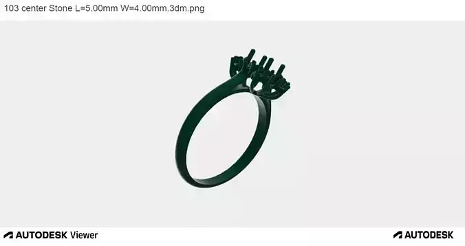 Women Ring with an Oval-cut Center Stone