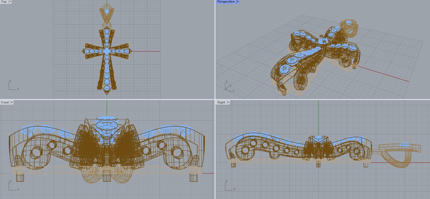 Cr 007 Cross 3D print model_11