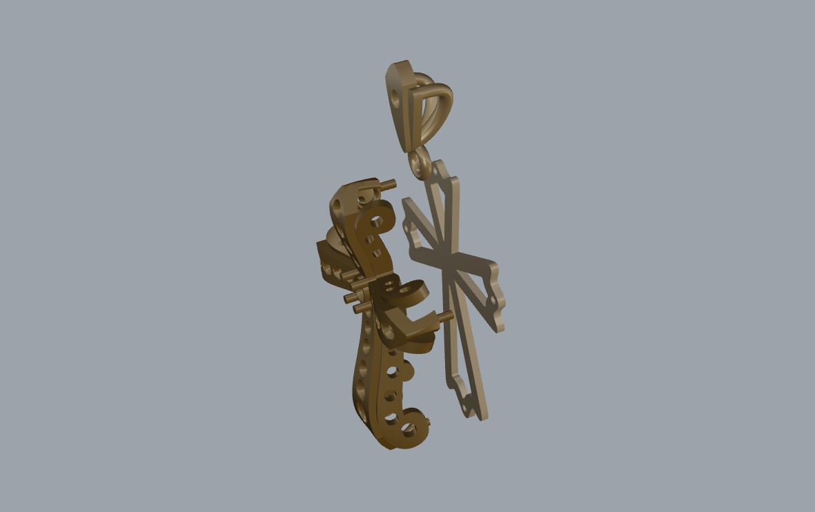 Cr 007 Cross 3D print model_13
