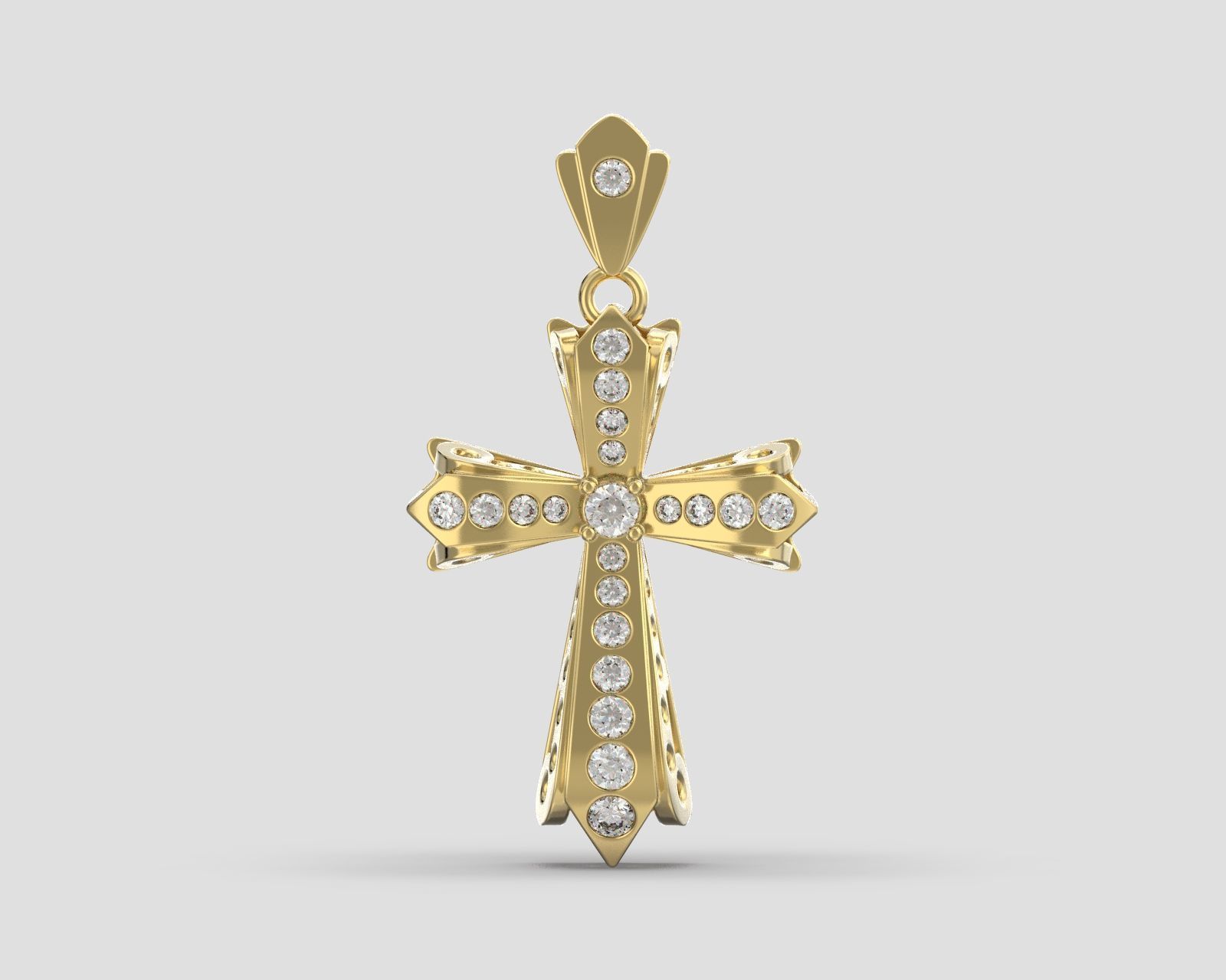 Cr 007 Cross 3D print model_2