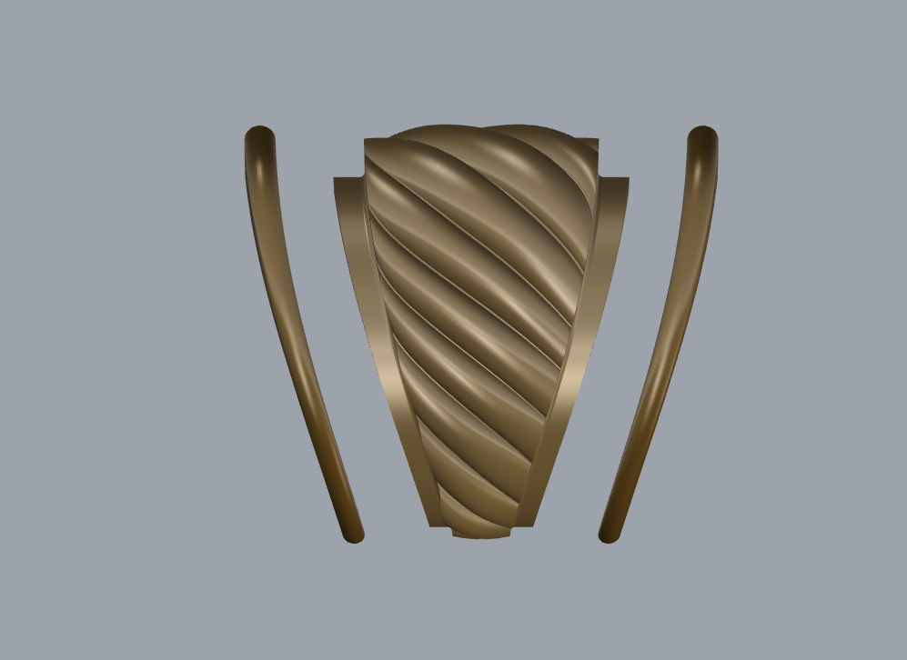 R 204 Rope Bold ring 3D print model_16