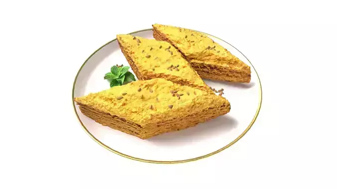 Scanned Honey Cake Medovik 3D print model