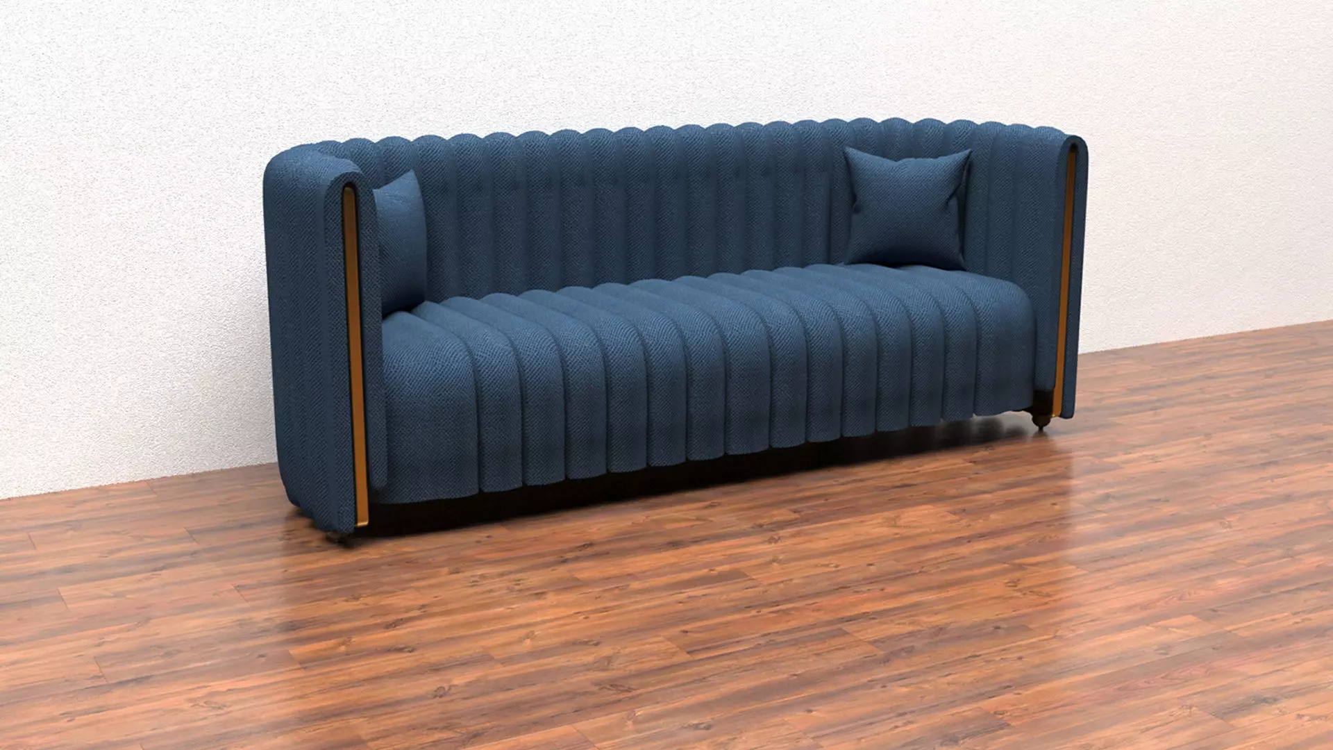 Blesseh Elegant Sofa Low-poly 3D model_0