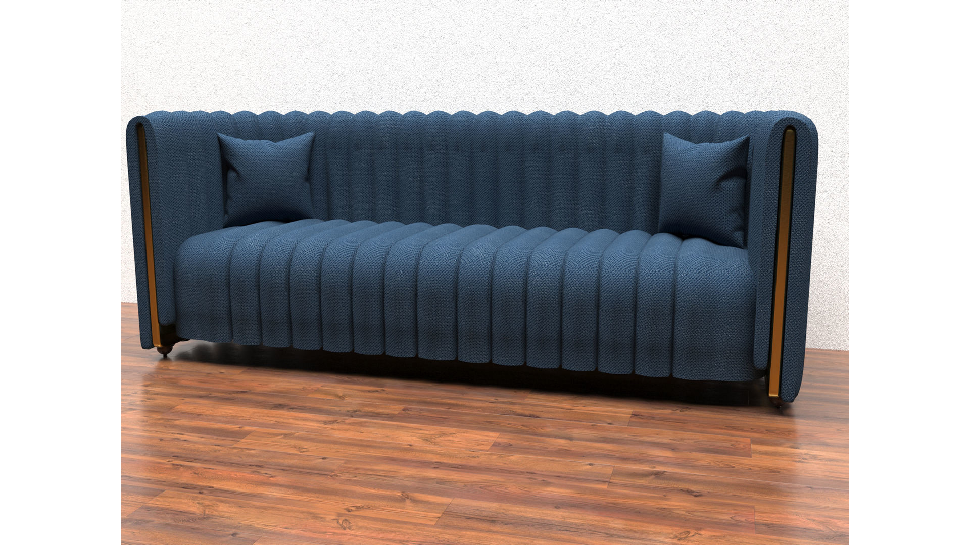 Blesseh Elegant Sofa Low-poly 3D model_8