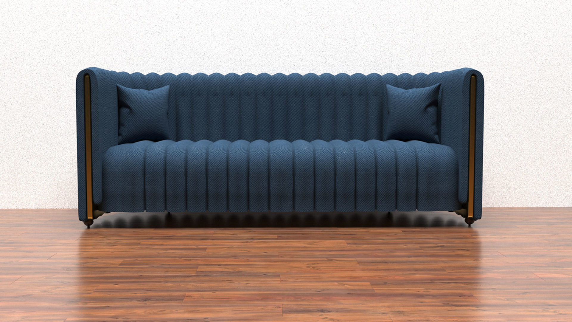 Blesseh Elegant Sofa Low-poly 3D model_2