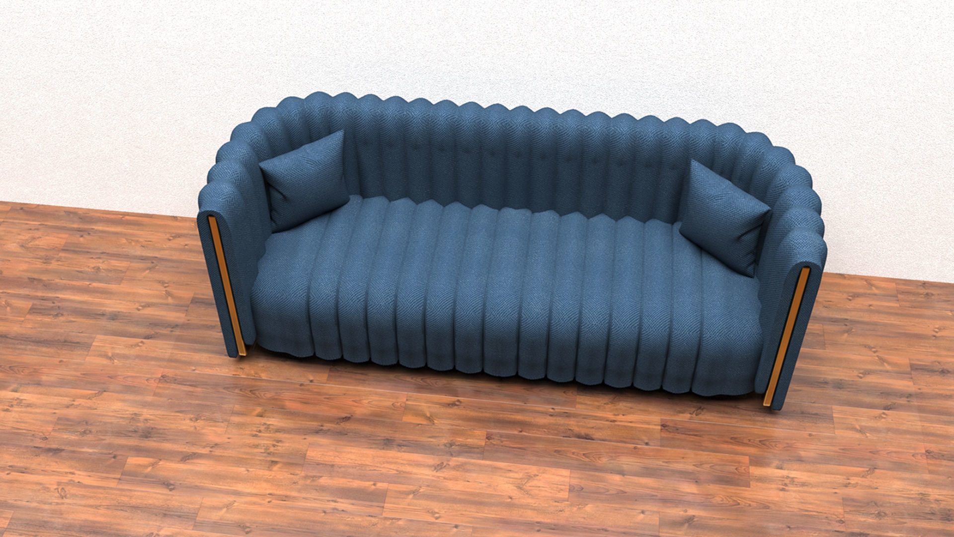 Blesseh Elegant Sofa Low-poly 3D model_4