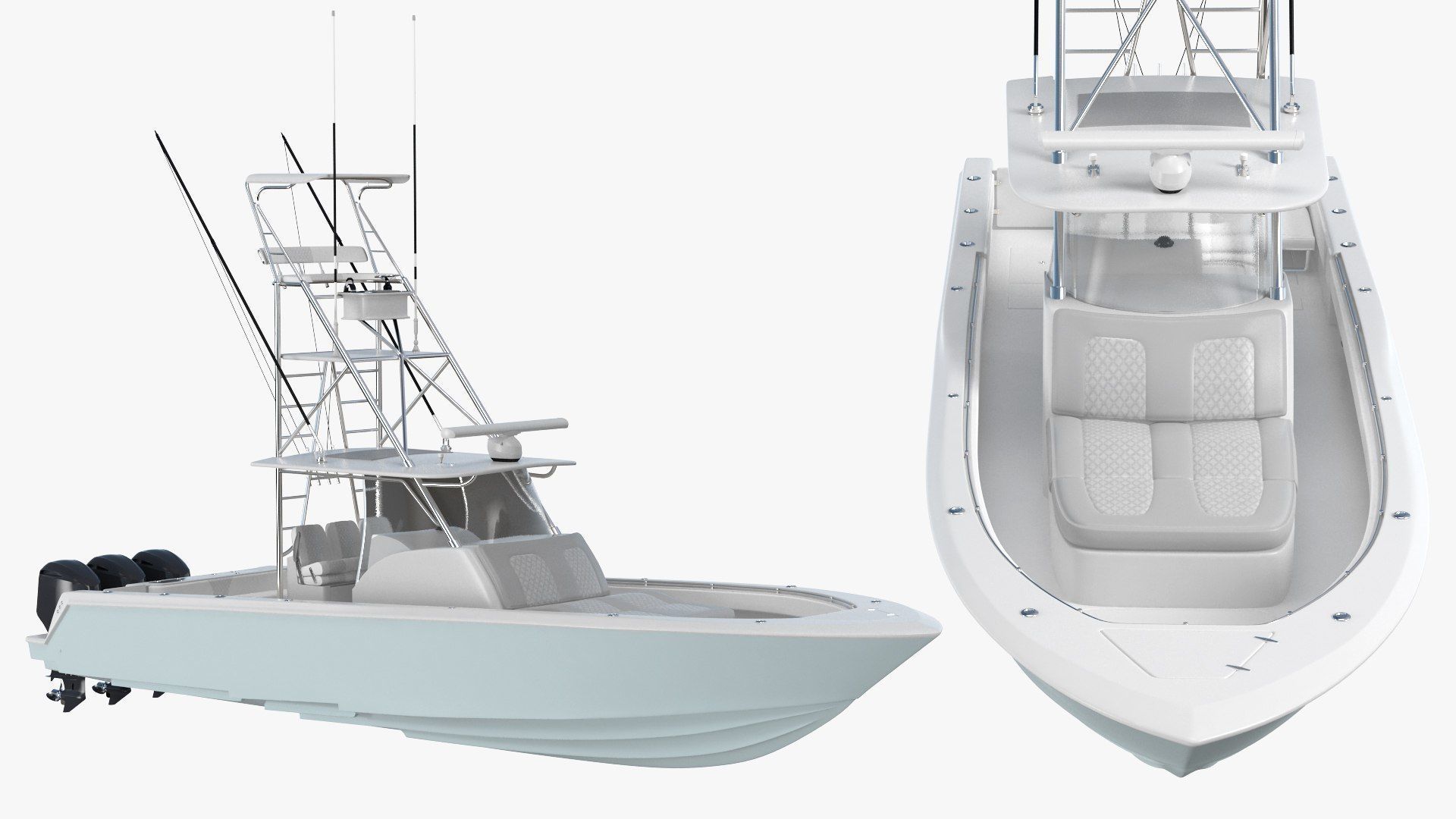 Sport Fishing Boat 3D model_4