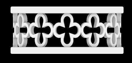 Patterned Ring 3D model Texture 3D print model_6