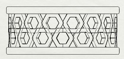 Patterned Ring 3D model Texture 3D print model_2