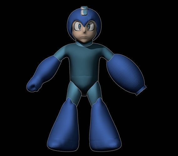 Megaman 3D print model