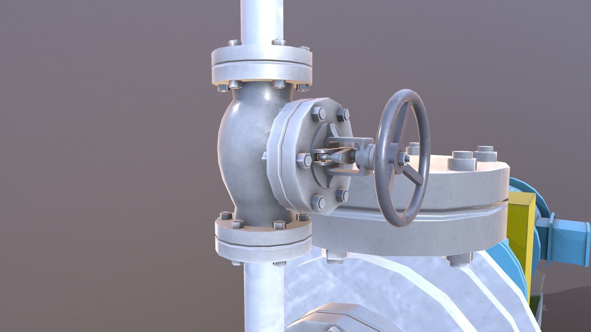 Pump 3D Model Low-poly 3D model_5