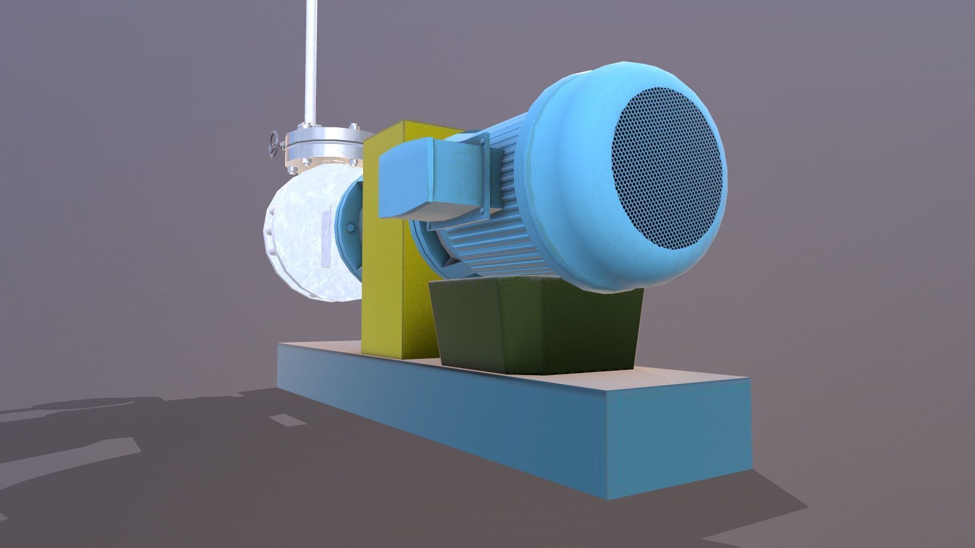 Pump 3D Model Low-poly 3D model_8