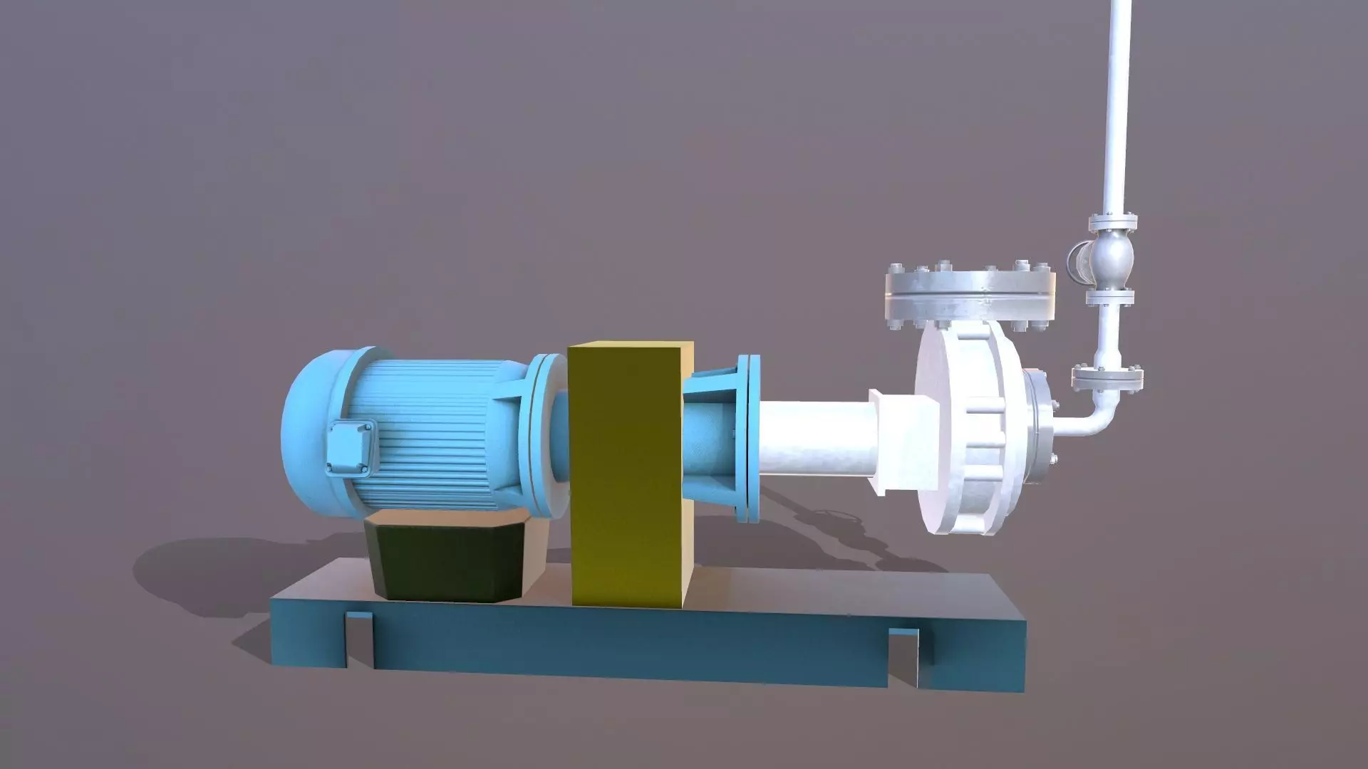 Pump 3D Model Low-poly 3D model_0