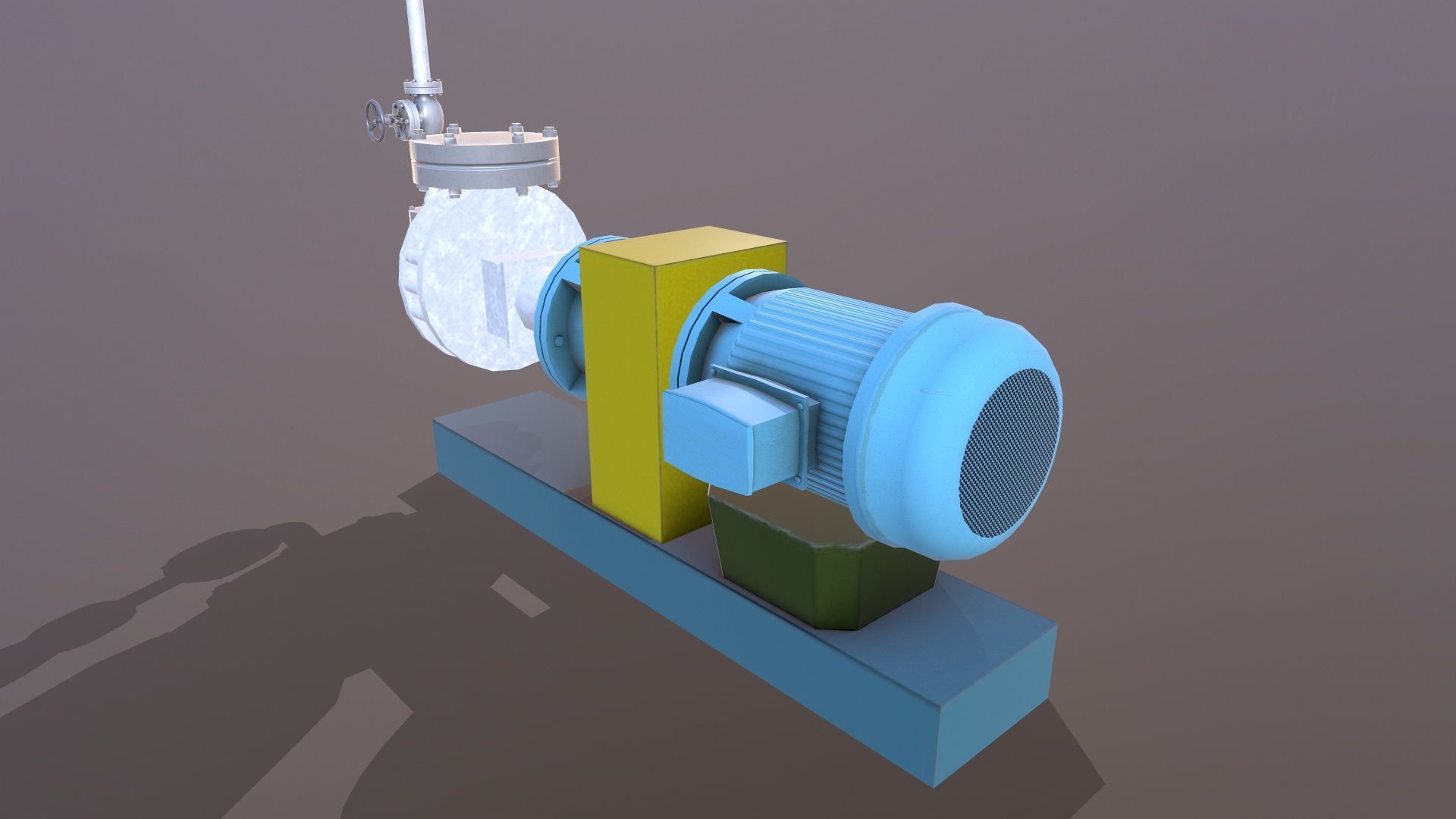 Pump 3D Model Low-poly 3D model_9