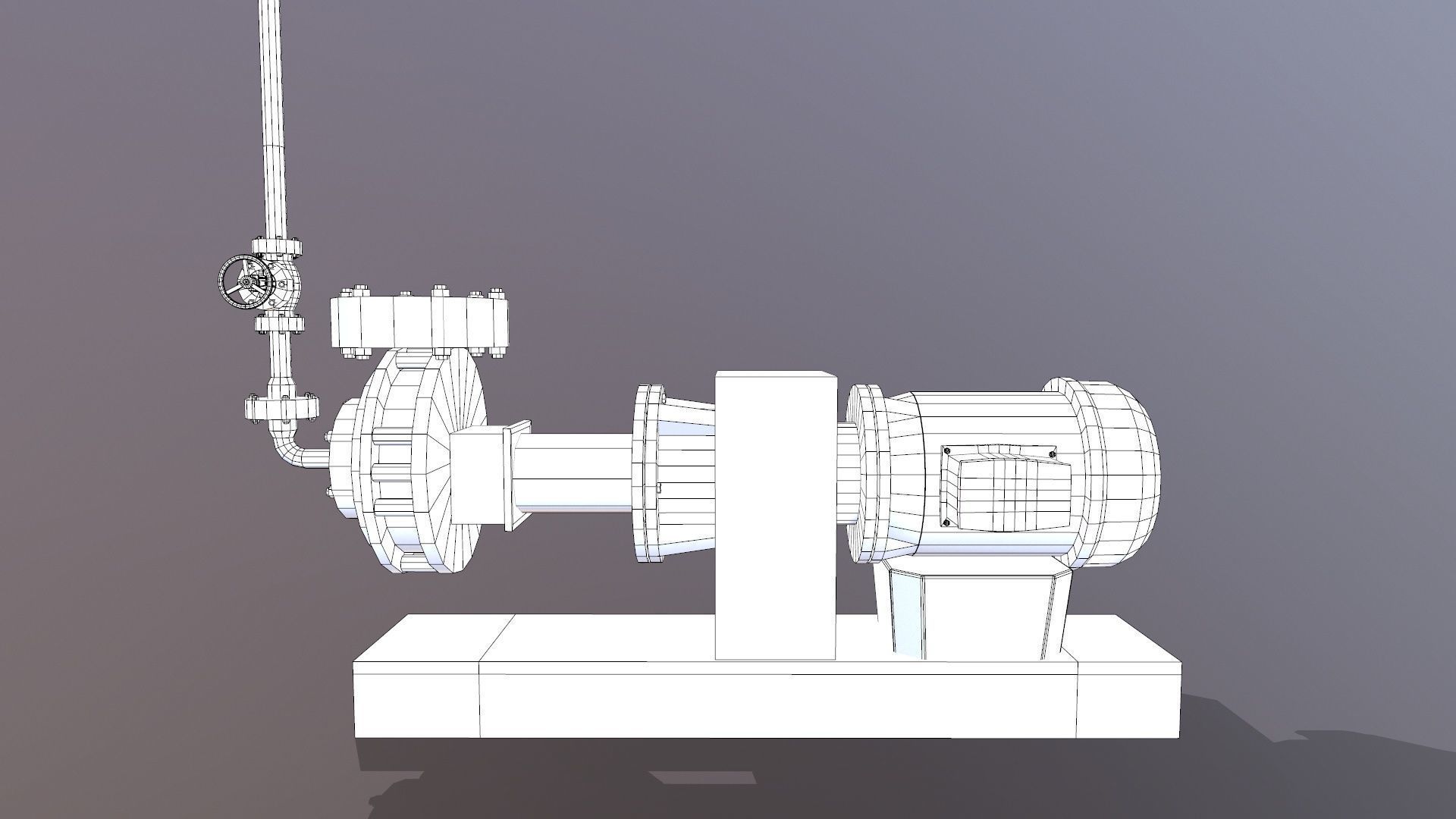 Pump 3D Model Low-poly 3D model_11