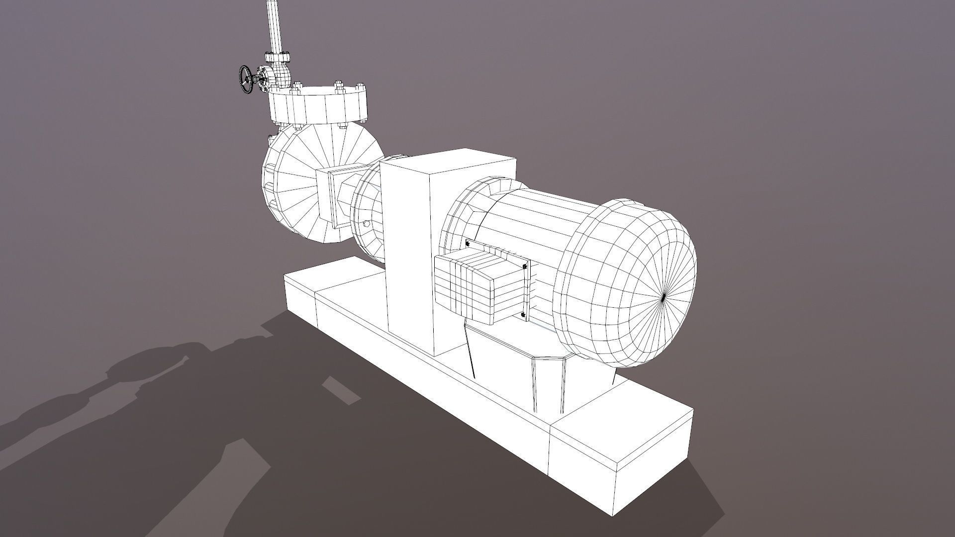Pump 3D Model Low-poly 3D model_10