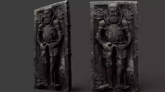 catacomb monument sculpture part3 photogrammetry  Low-poly 3D model