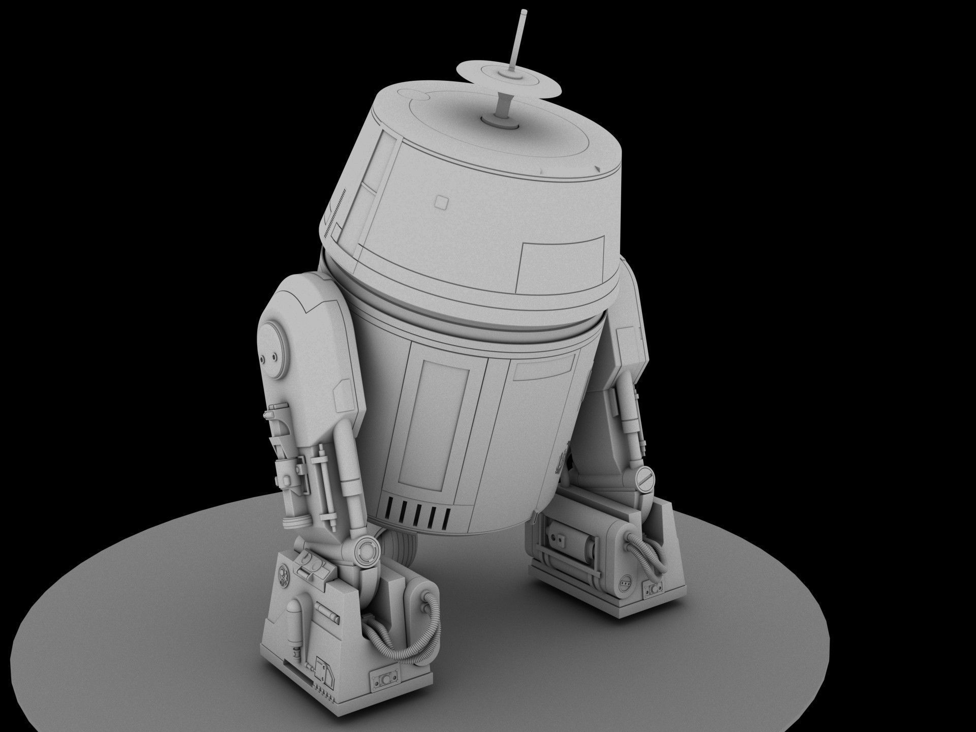 Star Wars C1-10P Chopper 3d model 3D model_7