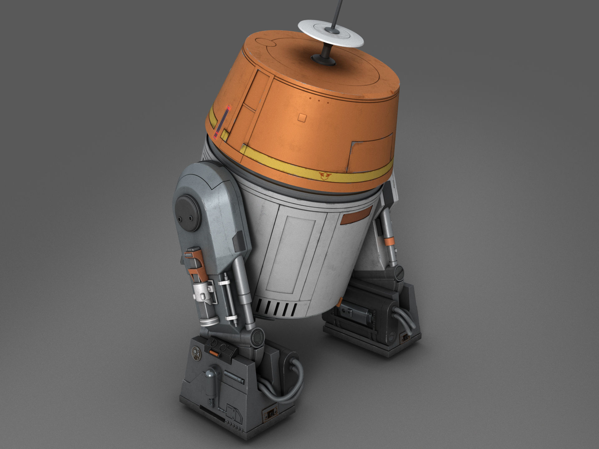 Star Wars C1-10P Chopper 3d model 3D model_3