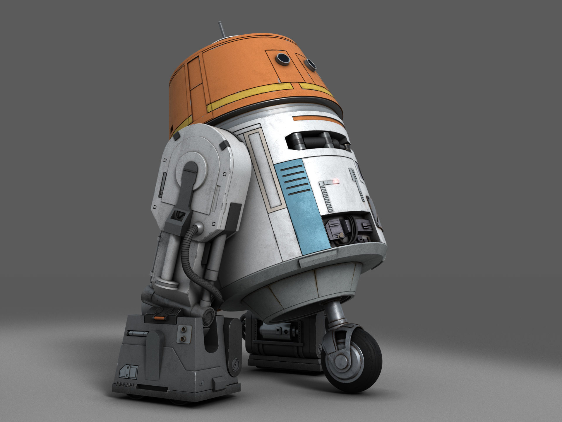 Star Wars C1-10P Chopper 3d model 3D model_1