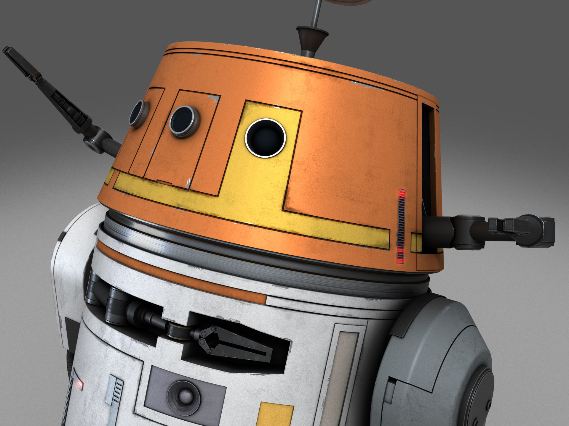 Star Wars C1-10P Chopper 3d model 3D model_4