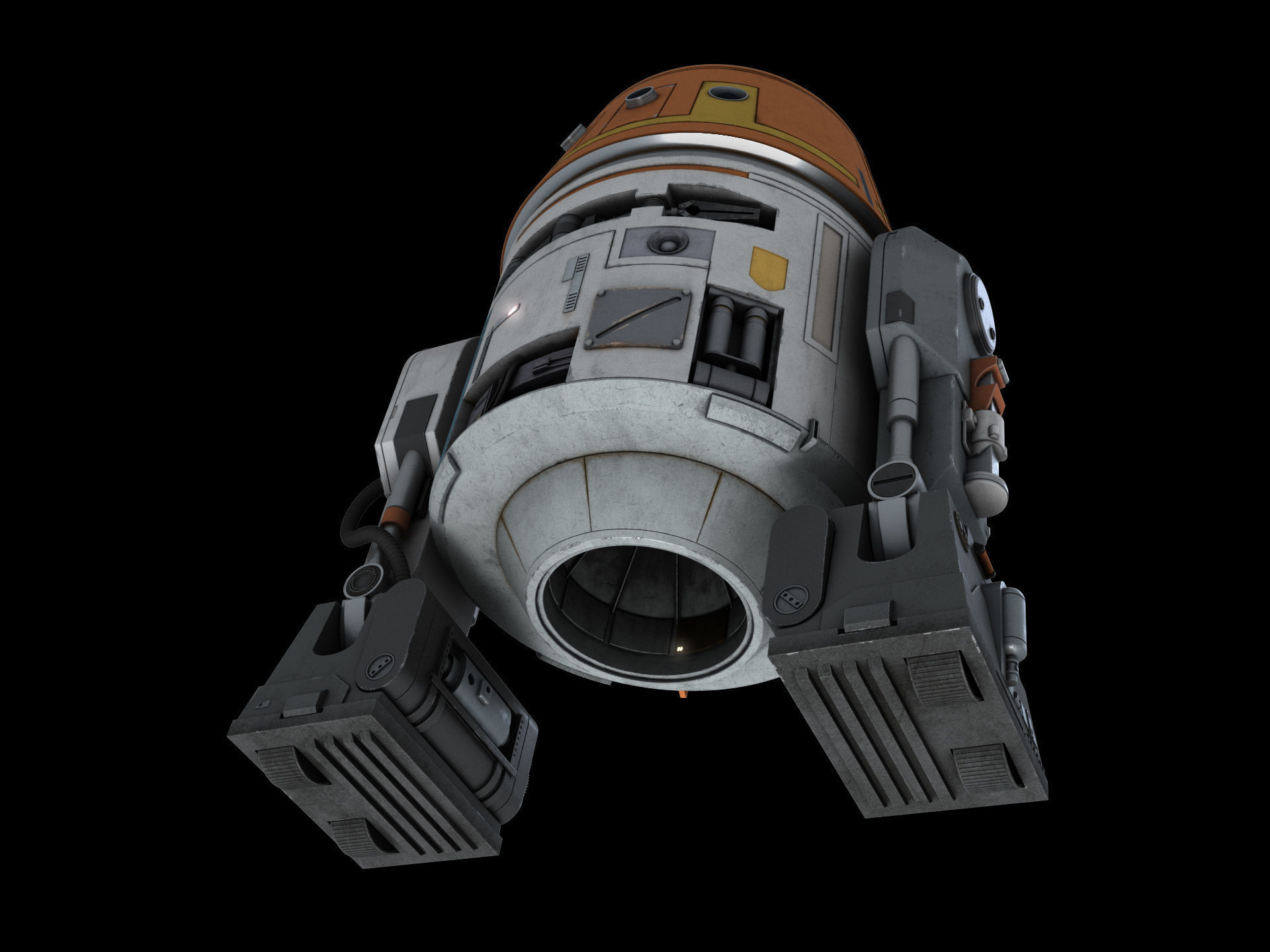 Star Wars C1-10P Chopper 3d model 3D model_5