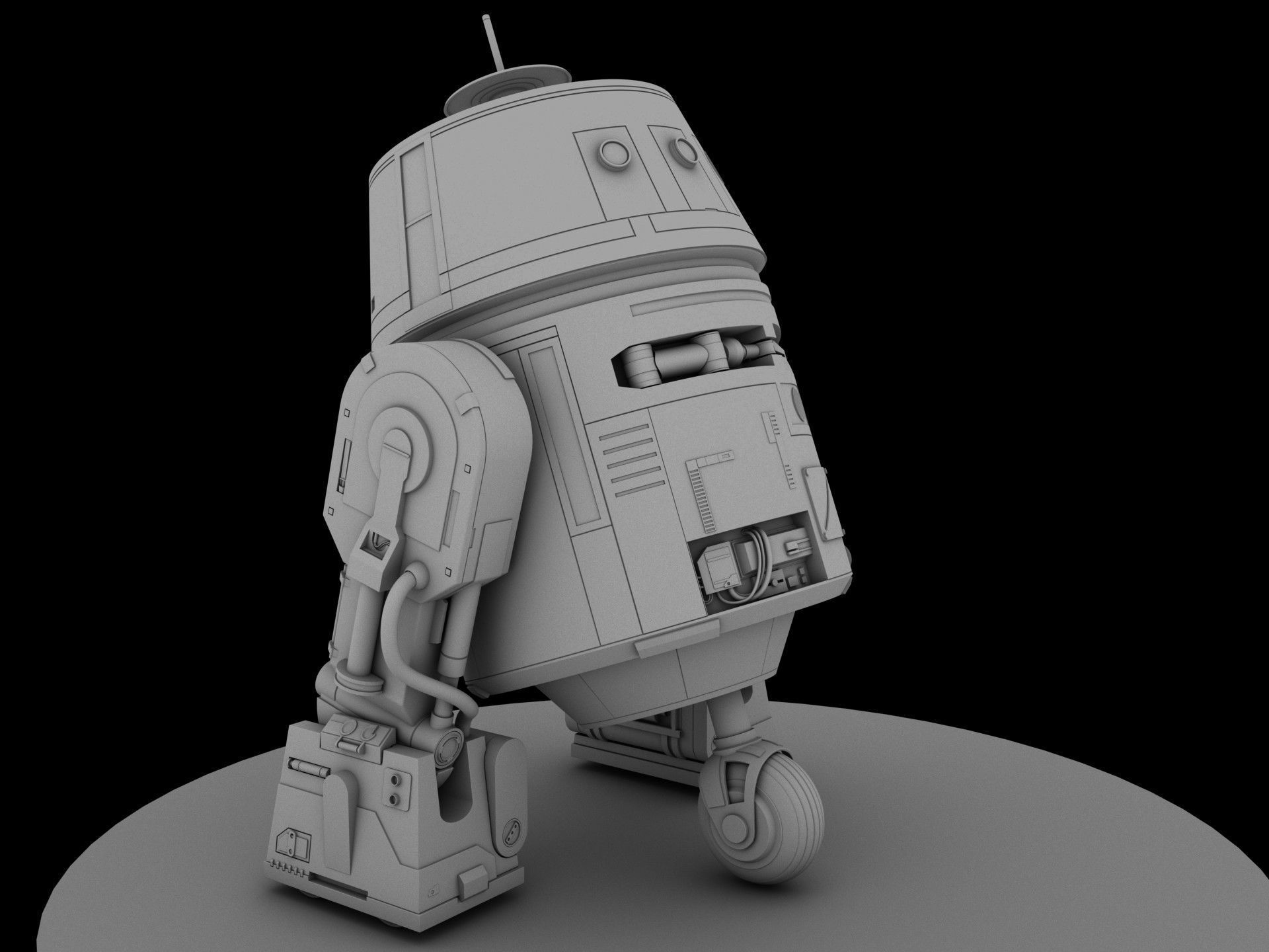 Star Wars C1-10P Chopper 3d model 3D model_10