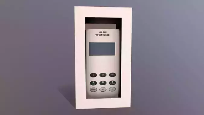 VAV Controller Low-poly 3D model