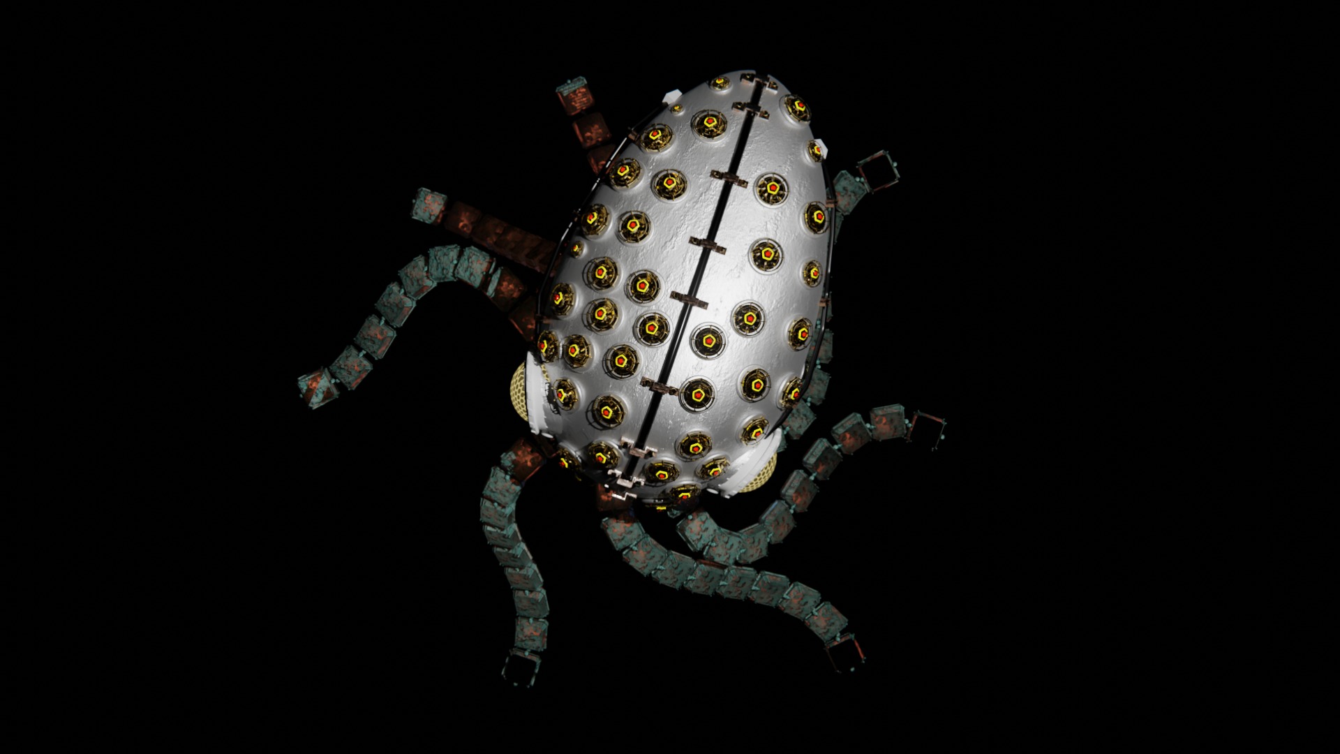 Sci-Fi Octopus 3D model_1