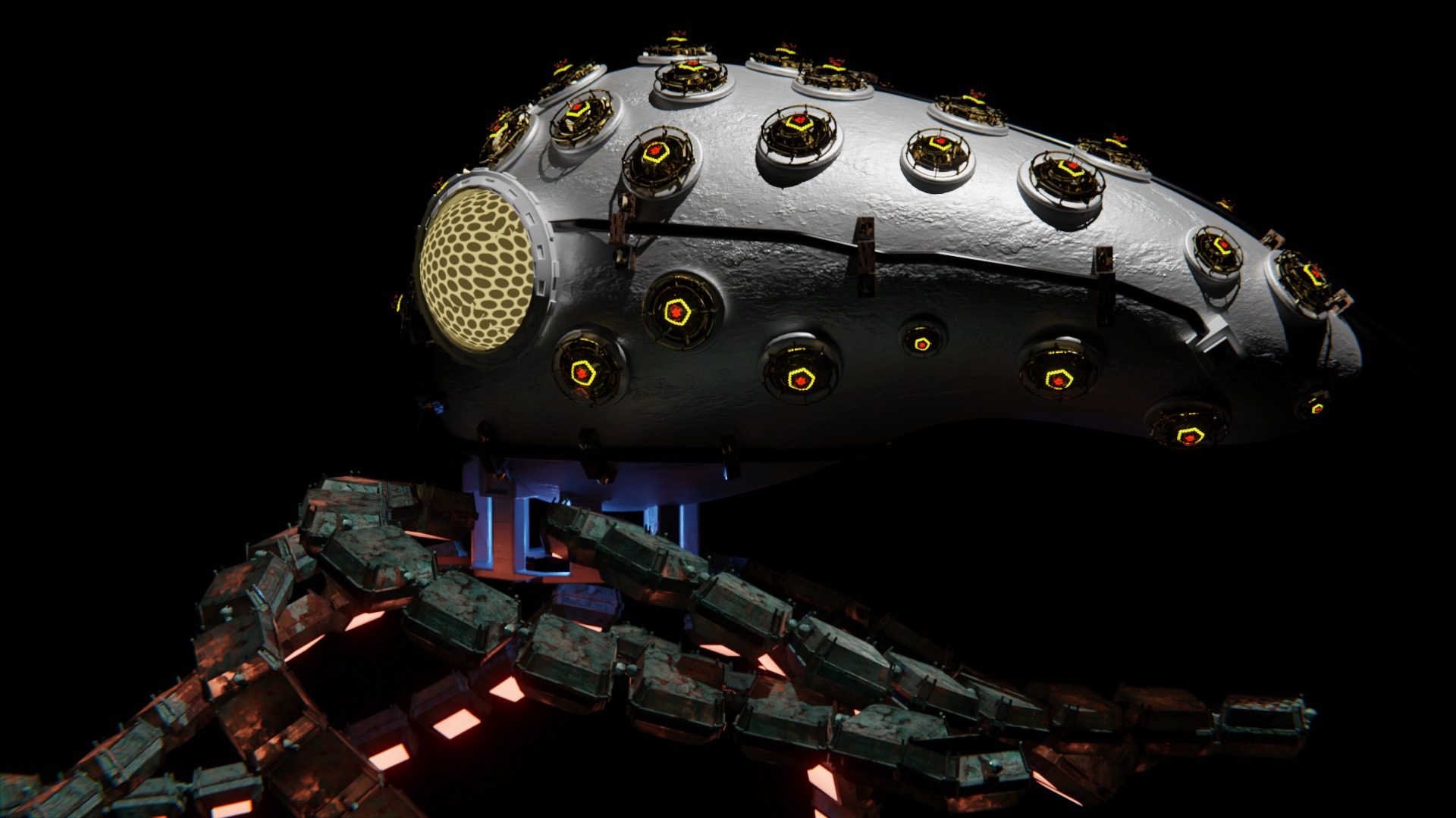 Sci-Fi Octopus 3D model_3