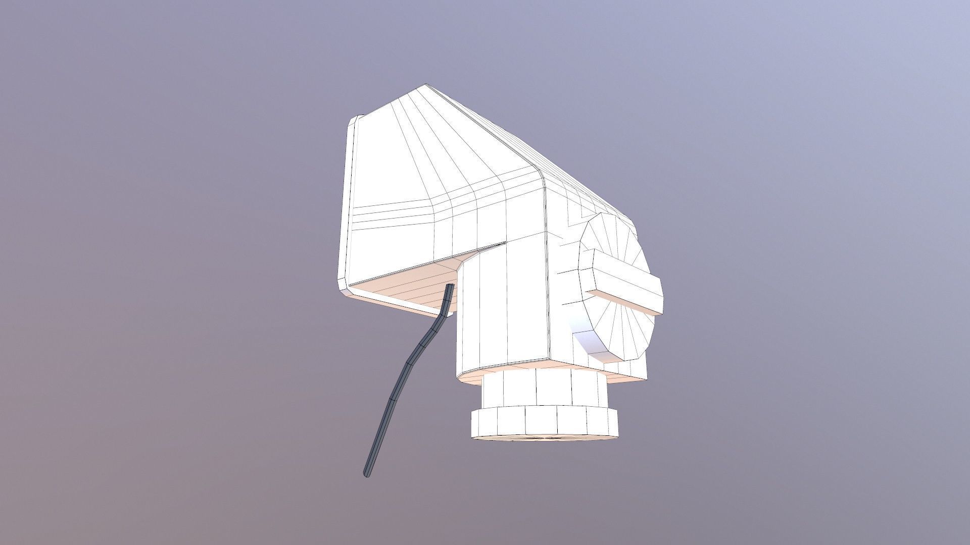 Supreme Air Machine Socket Low-poly 3D model_7