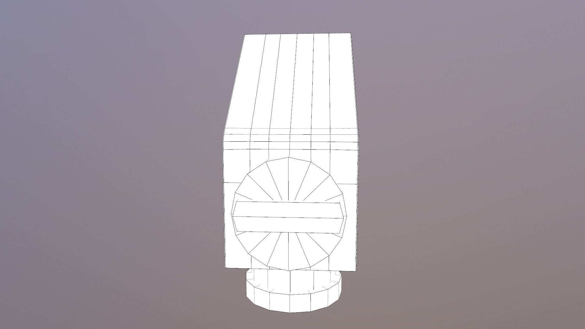 Supreme Air Machine Socket Low-poly 3D model_8