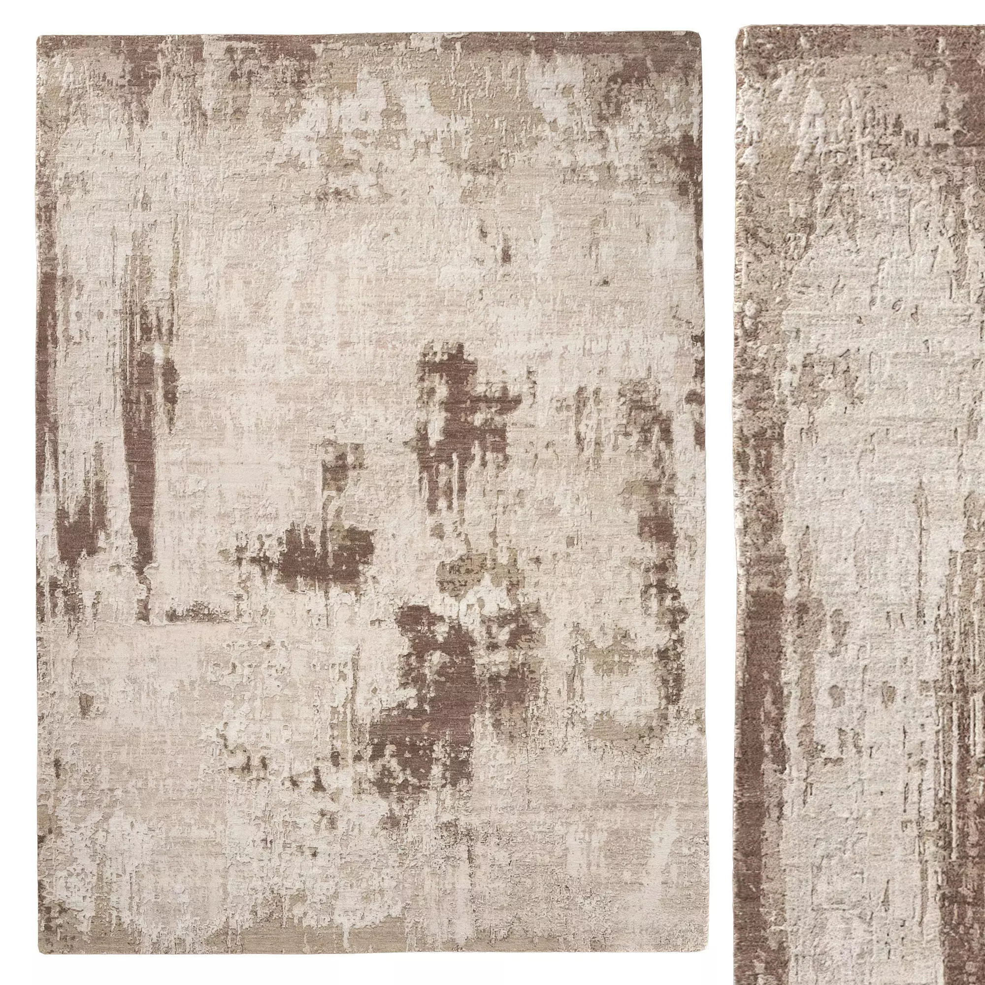 Emaan Wool and Silk Rug 3D model_0