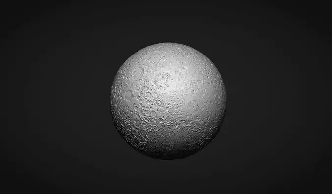 Full moon 3D print model