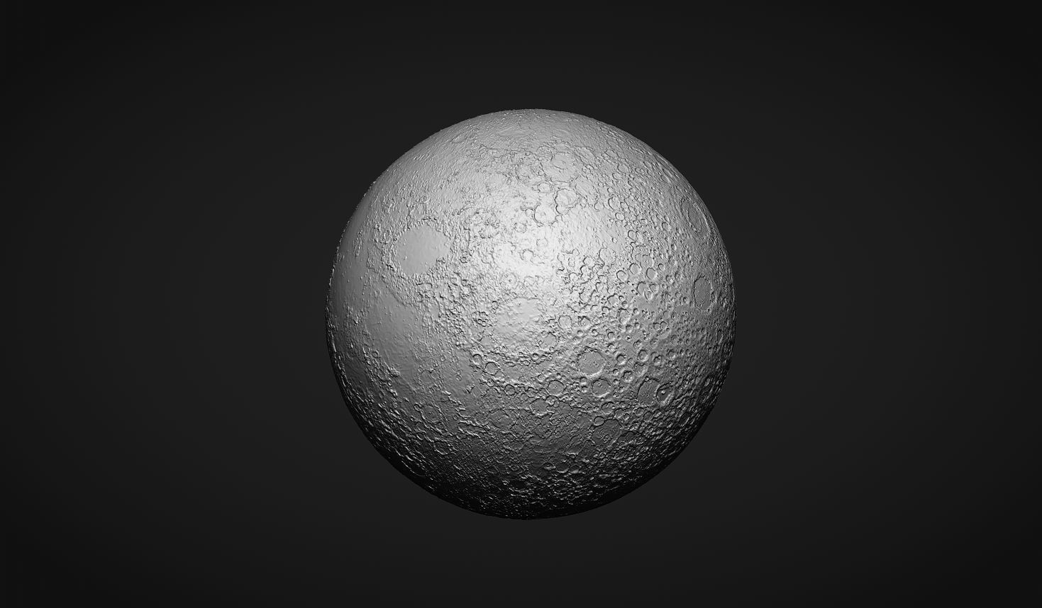 Full moon 3D print model_2