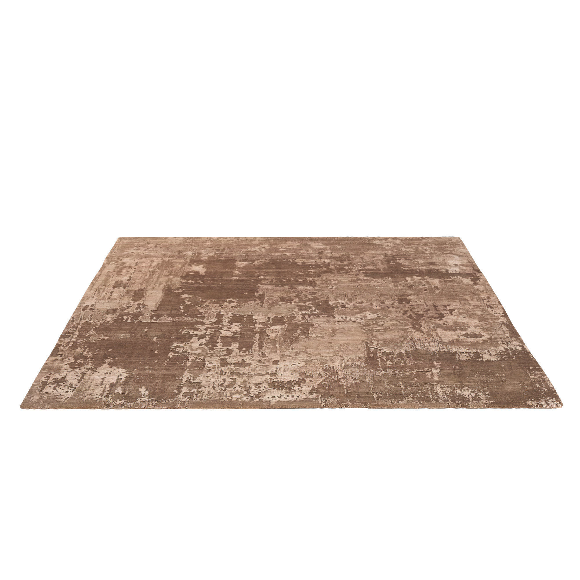 Emaan Wool Silk Rug Camel 3D model_2