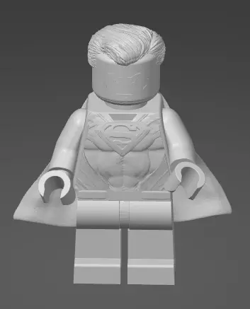 Lego Superman Henry Cavil 3D print model_0
