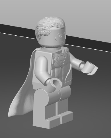 Lego Superman Henry Cavil 3D print model_1