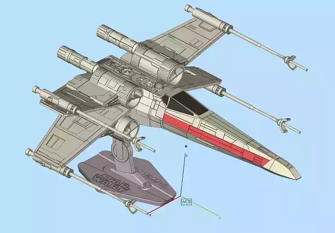 X-wing STAR WARS 1-24