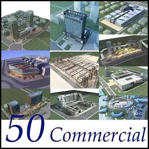Commercial Building Collection 50 items Vol1 
