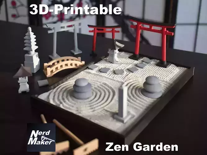 Zen Garden -  3D print model
