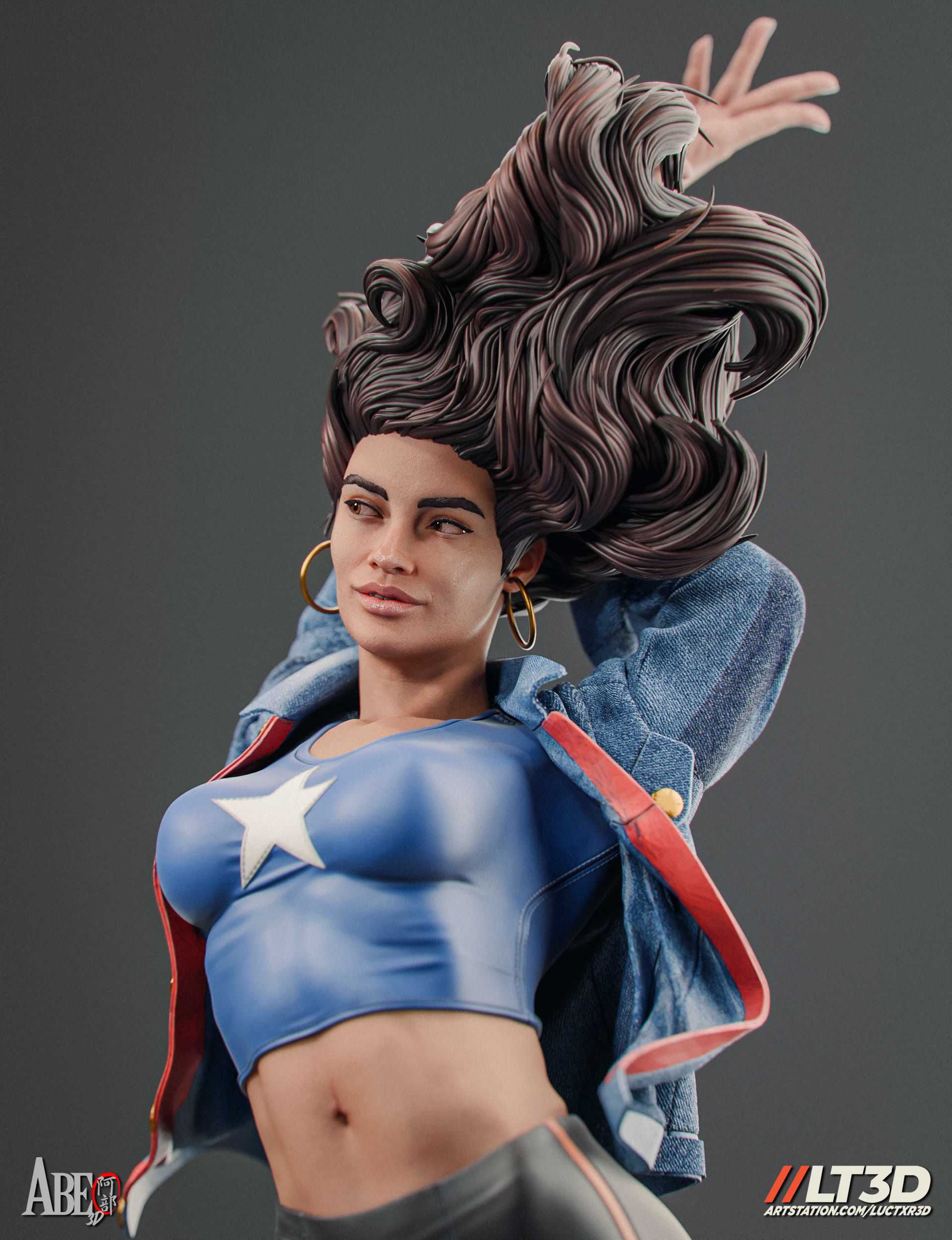 America Chavez 3D print model_5