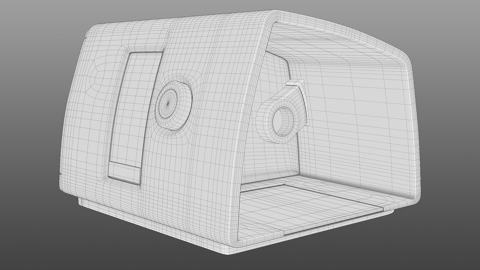CPAP Machine 3D model_14