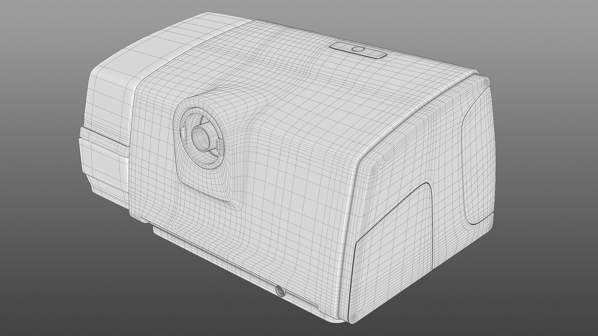 CPAP Machine 3D model_10