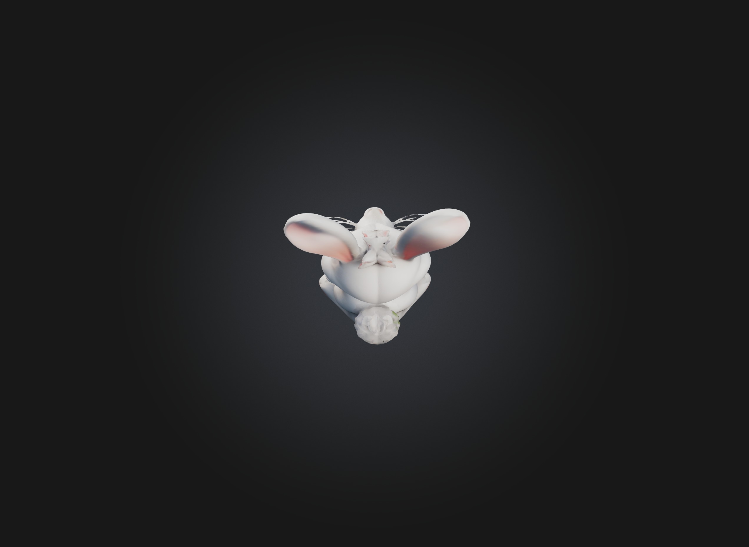 cartoon rabbit model 3D model_6